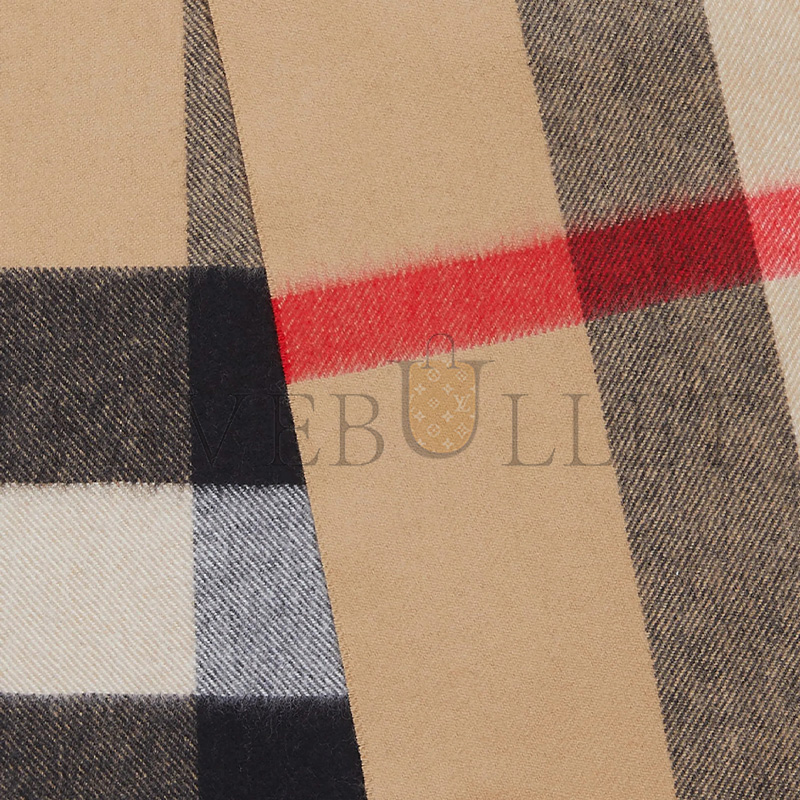 BURBERRY CHECK CASHMERE SCARF  (200*70cm)